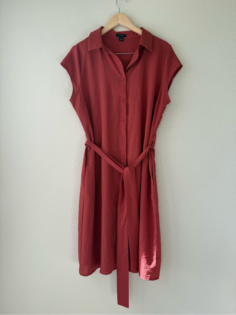 Halogen Burnt Orange Lightweight Knit Top Size 1 XS Small